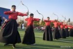 University students perform traditional ritual of archery